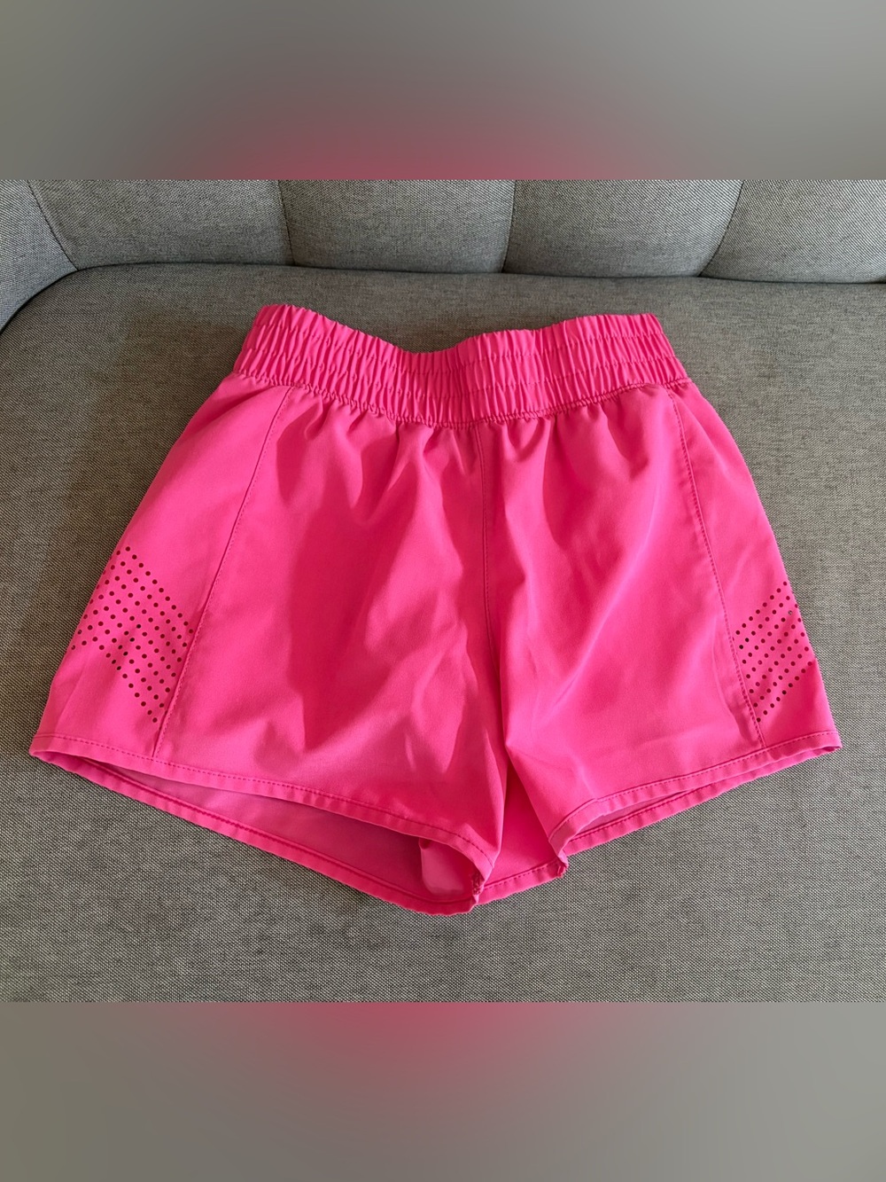 90 Degree By Reflex Girls’ Athletic Shorts in Hot Pink